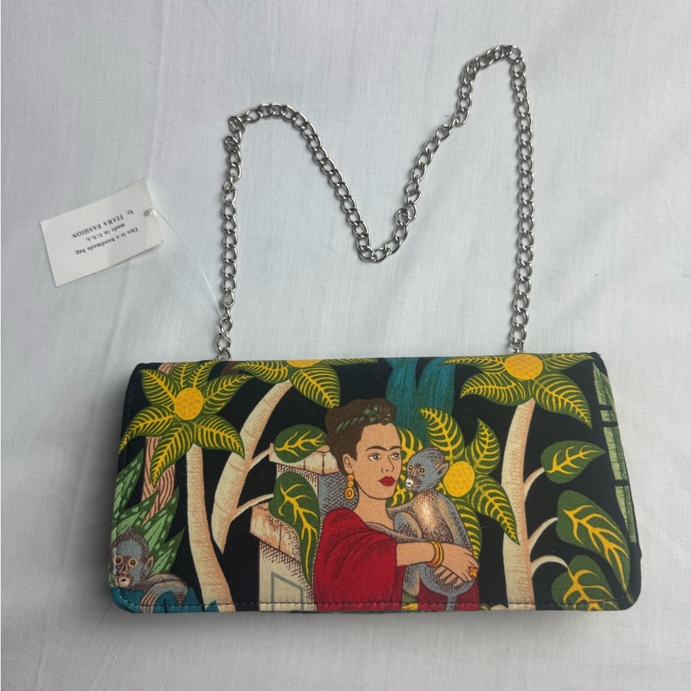 NWT Frida Kahlo Shoulder Bag, Gorgeous, Aesthetic Art Handbag with Chain Strap